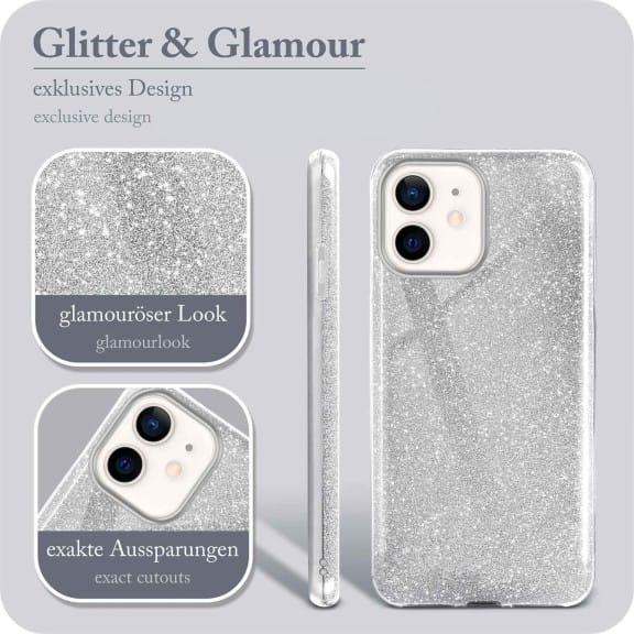ONEFLOW Glitter Case iPhone 12 mini mit Glitzer Look – Weiteres Produktbild 2 ONEFLOW Glitter Case iPhone 12 mini mit Glitzer Look – Weiteres Produktbild 2