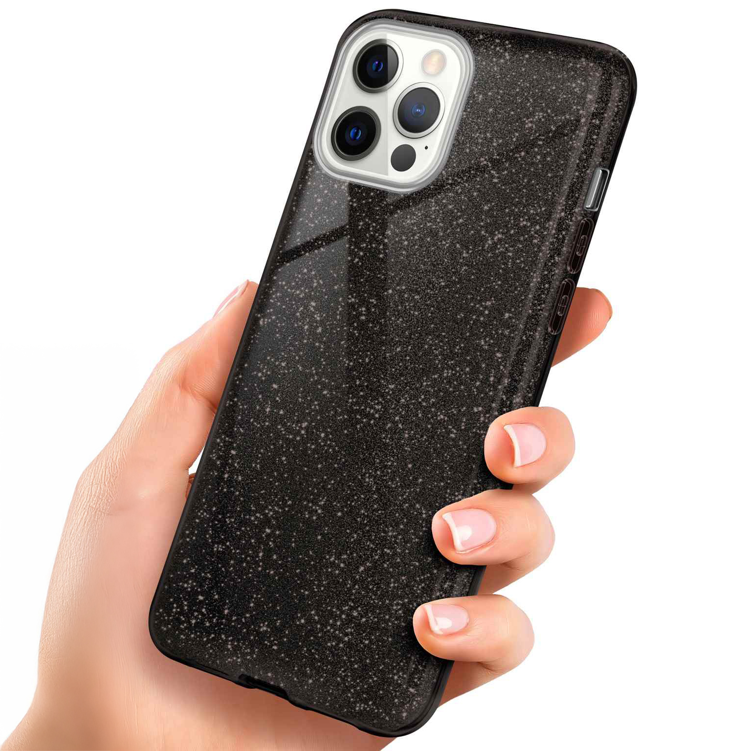 ONEFLOW Glitter Case iPhone 12 Pro Max mit Glitzer Look – Weiteres Produktbild 1