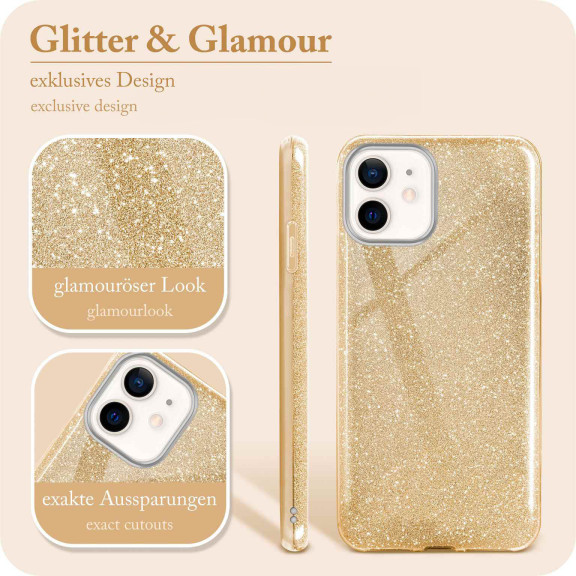 ONEFLOW Glitter Case iPhone 12 mit Glitzer Look – Weiteres Produktbild 2 ONEFLOW Glitter Case iPhone 12 mit Glitzer Look – Weiteres Produktbild 2