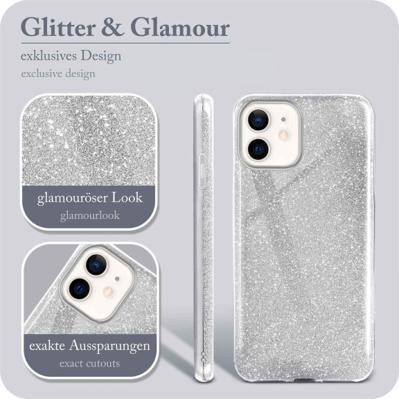 ONEFLOW Glitter Case iPhone 12 mit Glitzer Look – Weiteres Produktbild 2 ONEFLOW Glitter Case iPhone 12 mit Glitzer Look – Weiteres Produktbild 2