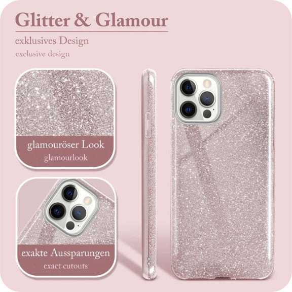 ONEFLOW Glitter Case iPhone 12 Pro mit Glitzer Look – Weiteres Produktbild 2 ONEFLOW Glitter Case iPhone 12 Pro mit Glitzer Look – Weiteres Produktbild 2