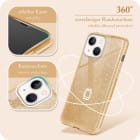 ONEFLOW Glitter Case iPhone 13 mini mit Glitzer Look – Weiteres Produktbild 5