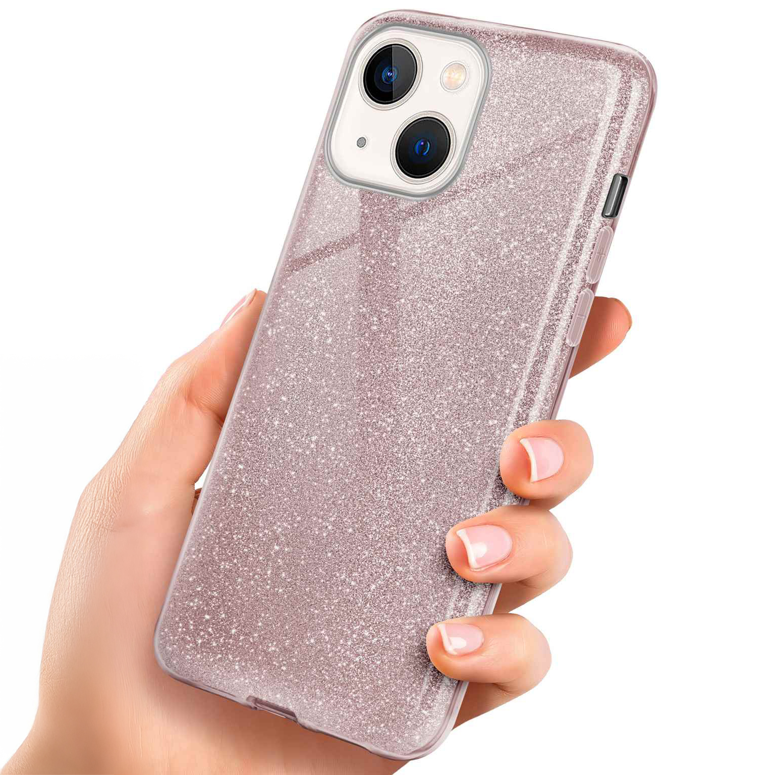 ONEFLOW Glitter Case iPhone 13 mini mit Glitzer Look – undefined