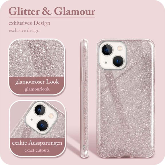 ONEFLOW Glitter Case iPhone 13 mini mit Glitzer Look – Weiteres Produktbild 2 ONEFLOW Glitter Case iPhone 13 mini mit Glitzer Look – Weiteres Produktbild 2