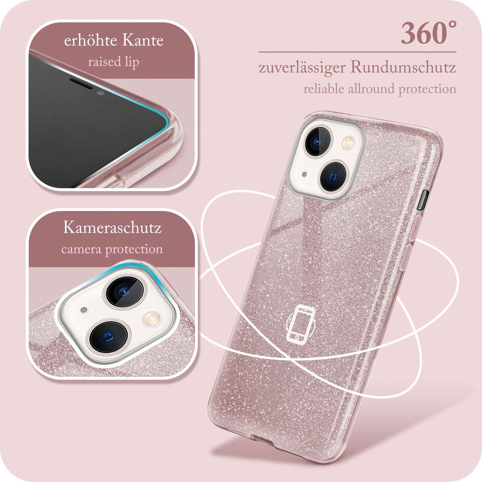 ONEFLOW Glitter Case iPhone 13 mini mit Glitzer Look – Weiteres Produktbild 5 ONEFLOW Glitter Case iPhone 13 mini mit Glitzer Look – Weiteres Produktbild 5
