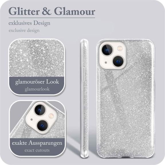 ONEFLOW Glitter Case iPhone 13 mini mit Glitzer Look – Weiteres Produktbild 2 ONEFLOW Glitter Case iPhone 13 mini mit Glitzer Look – Weiteres Produktbild 2