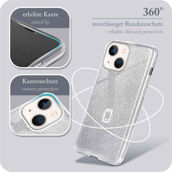 ONEFLOW Glitter Case iPhone 13 mini mit Glitzer Look – Weiteres Produktbild 5 ONEFLOW Glitter Case iPhone 13 mini mit Glitzer Look – Weiteres Produktbild 5