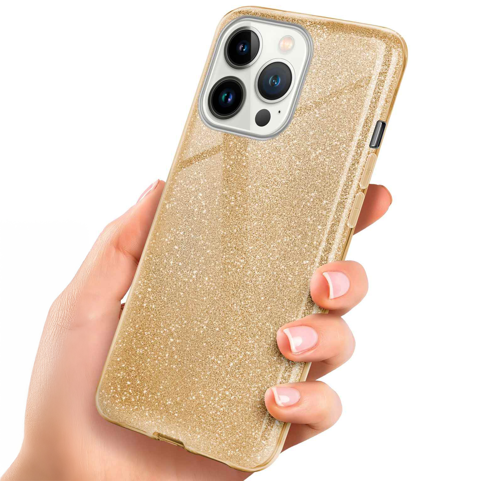 ONEFLOW Glitter Case iPhone 13 Pro Max mit Glitzer Look – Weiteres Produktbild 1 ONEFLOW Glitter Case iPhone 13 Pro Max mit Glitzer Look – Weiteres Produktbild 1