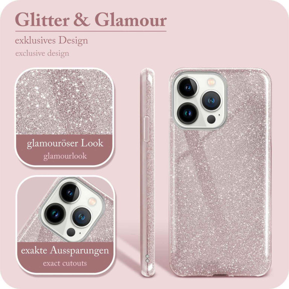 ONEFLOW Glitter Case iPhone 13 Pro Max mit Glitzer Look – Weiteres Produktbild 2 ONEFLOW Glitter Case iPhone 13 Pro Max mit Glitzer Look – Weiteres Produktbild 2