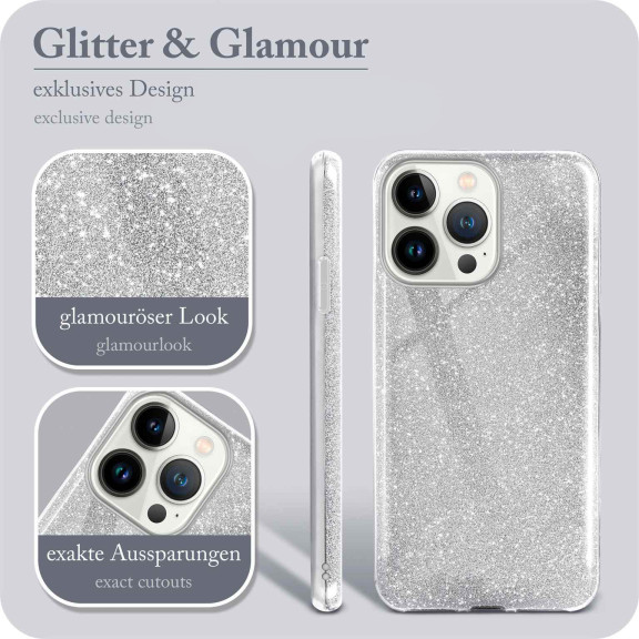 ONEFLOW Glitter Case iPhone 13 Pro Max mit Glitzer Look – Weiteres Produktbild 2 ONEFLOW Glitter Case iPhone 13 Pro Max mit Glitzer Look – Weiteres Produktbild 2