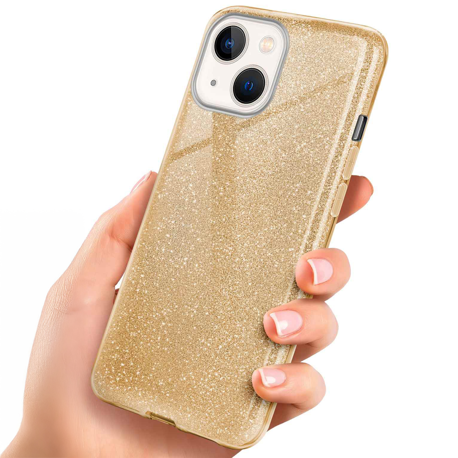 ONEFLOW Glitter Case iPhone 13 mit Glitzer Look – Weiteres Produktbild 1