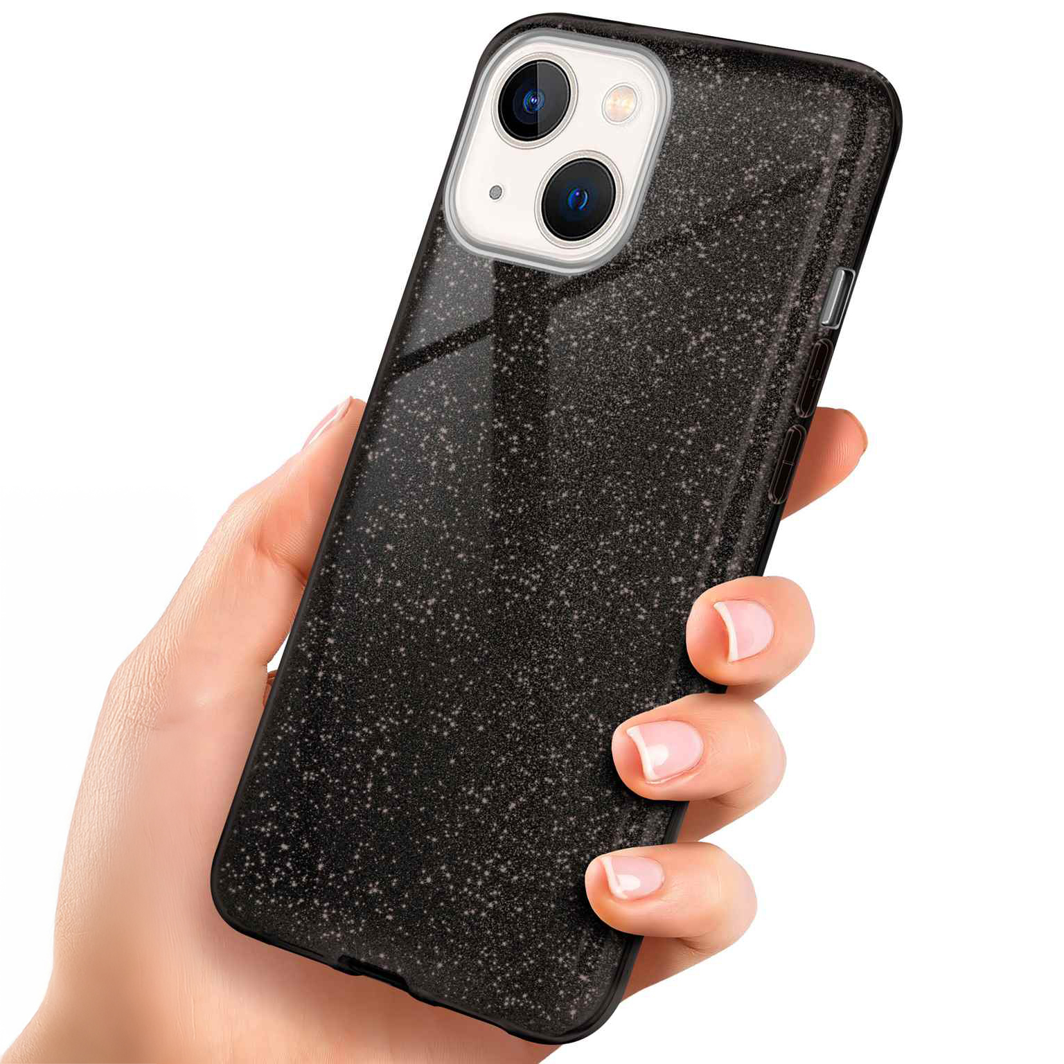ONEFLOW Glitter Case iPhone 13 mit Glitzer Look – Weiteres Produktbild 1