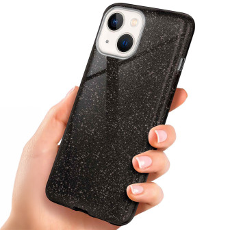 ONEFLOW Glitter Case iPhone 13 mit Glitzer Look – Glamour - Black ONEFLOW Glitter Case iPhone 13 mit Glitzer Look – Glamour - Black