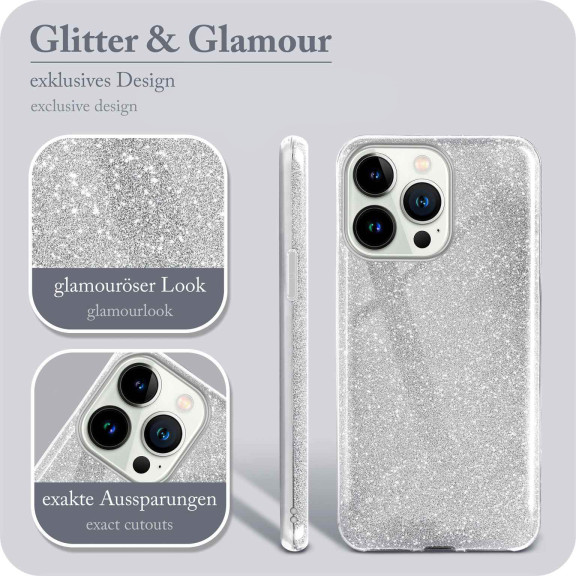 ONEFLOW Glitter Case iPhone 13 Pro mit Glitzer Look – Weiteres Produktbild 2 ONEFLOW Glitter Case iPhone 13 Pro mit Glitzer Look – Weiteres Produktbild 2
