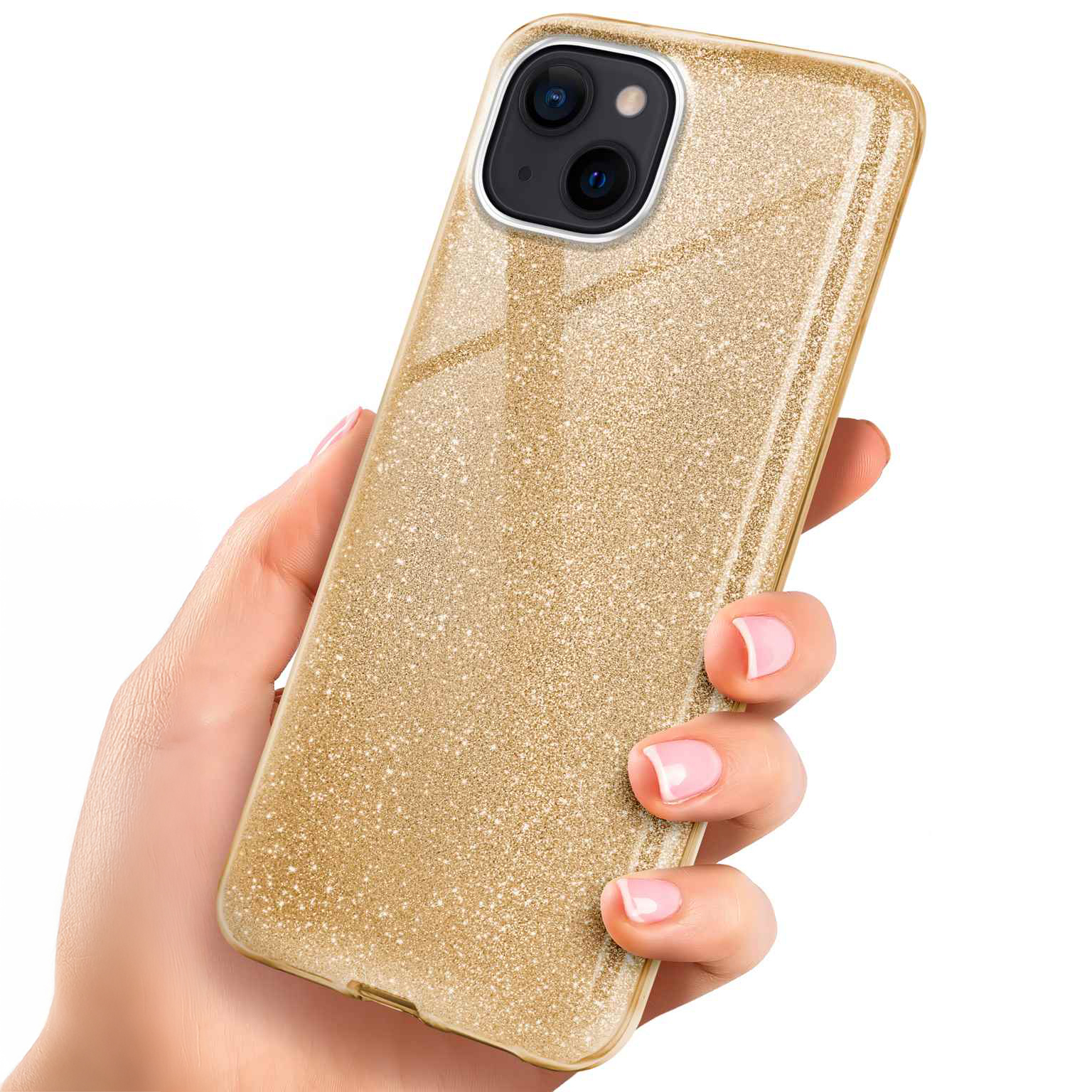 ONEFLOW Glitter Case iPhone 14 Plus mit Glitzer Look – Weiteres Produktbild 1