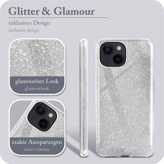 ONEFLOW Glitter Case iPhone 14 Plus mit Glitzer Look – Weiteres Produktbild 2