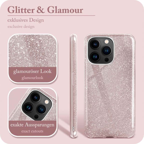 ONEFLOW Glitter Case iPhone 14 Pro Max mit Glitzer Look – Weiteres Produktbild 2 ONEFLOW Glitter Case iPhone 14 Pro Max mit Glitzer Look – Weiteres Produktbild 2