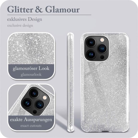 ONEFLOW Glitter Case iPhone 14 Pro Max mit Glitzer Look – Weiteres Produktbild 2 ONEFLOW Glitter Case iPhone 14 Pro Max mit Glitzer Look – Weiteres Produktbild 2