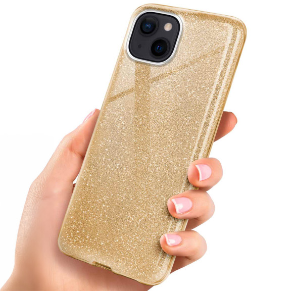 ONEFLOW Glitter Case iPhone 14 mit Glitzer Look – Weiteres Produktbild 1