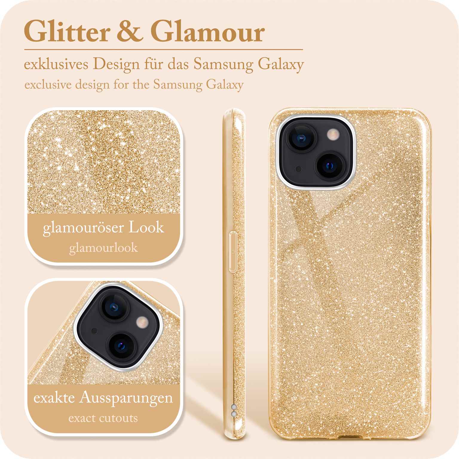 ONEFLOW Glitter Case iPhone 14 mit Glitzer Look – Weiteres Produktbild 2 ONEFLOW Glitter Case iPhone 14 mit Glitzer Look – Weiteres Produktbild 2