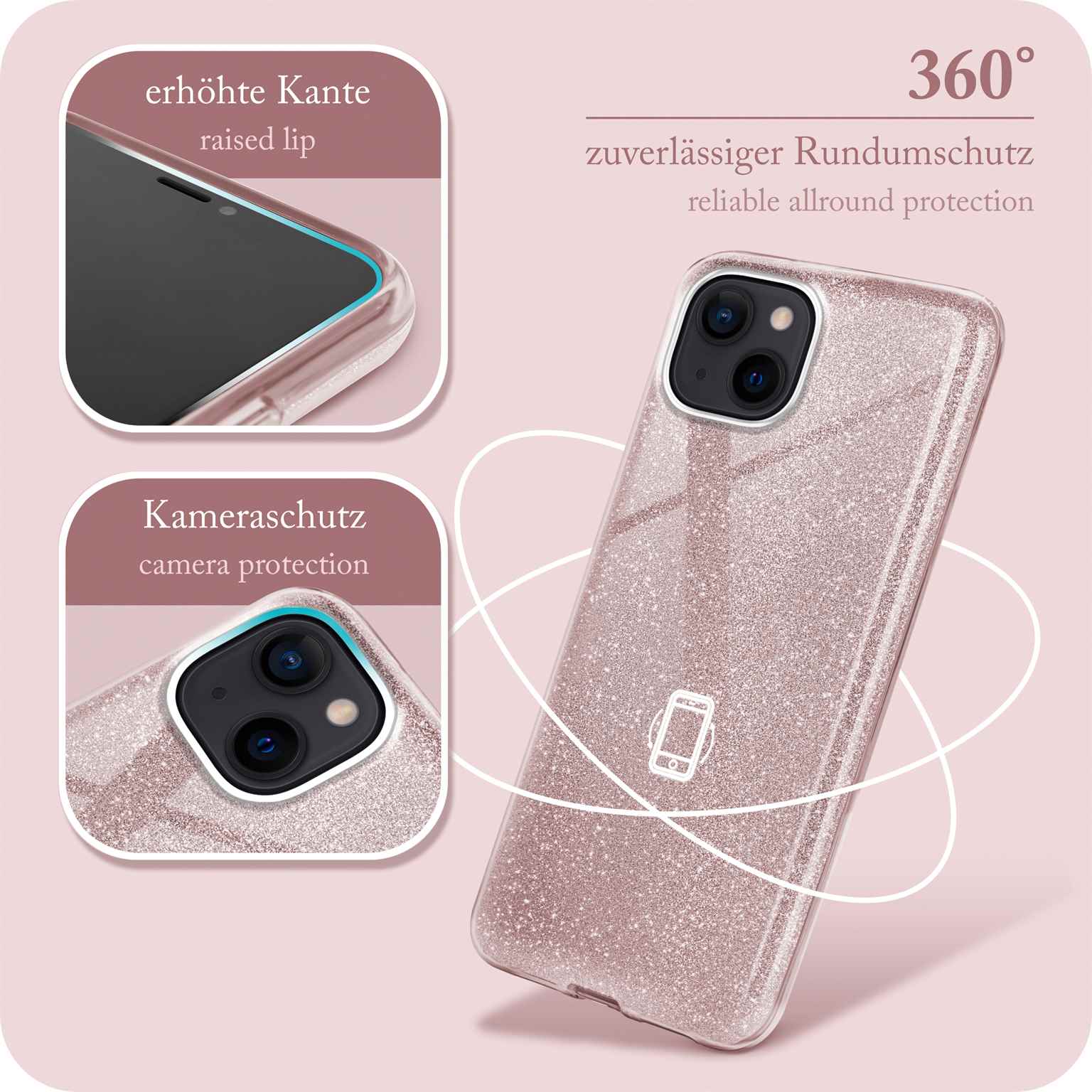 ONEFLOW Glitter Case iPhone 14 mit Glitzer Look – Weiteres Produktbild 5 ONEFLOW Glitter Case iPhone 14 mit Glitzer Look – Weiteres Produktbild 5