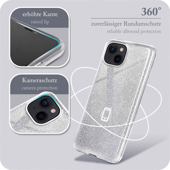 ONEFLOW Glitter Case iPhone 14 mit Glitzer Look – Weiteres Produktbild 5 ONEFLOW Glitter Case iPhone 14 mit Glitzer Look – Weiteres Produktbild 5