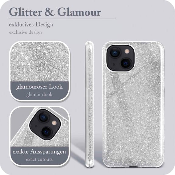 ONEFLOW Glitter Case iPhone 15 Plus mit Glitzer Look – Weiteres Produktbild 2 ONEFLOW Glitter Case iPhone 15 Plus mit Glitzer Look – Weiteres Produktbild 2