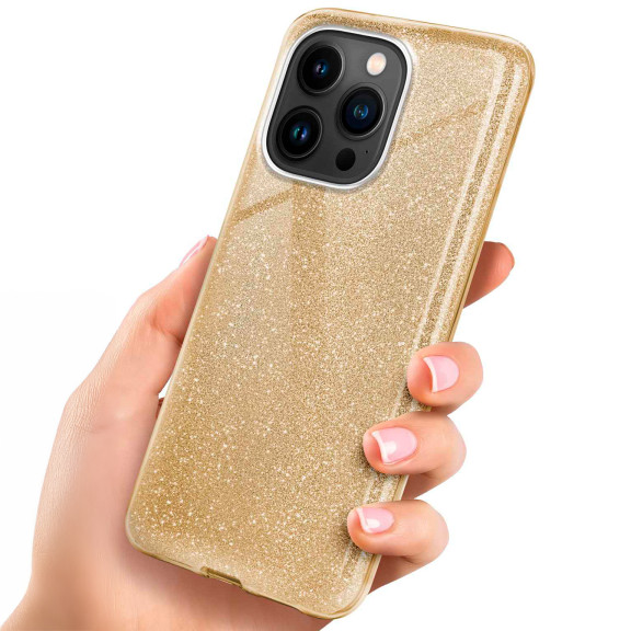 ONEFLOW Glitter Case iPhone 15 Pro Max mit Glitzer Look – Weiteres Produktbild 1