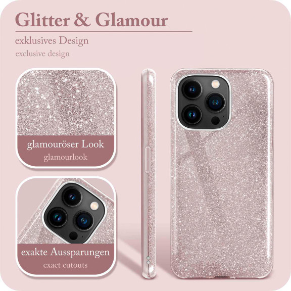 ONEFLOW Glitter Case iPhone 15 Pro mit Glitzer Look – Weiteres Produktbild 2 ONEFLOW Glitter Case iPhone 15 Pro mit Glitzer Look – Weiteres Produktbild 2