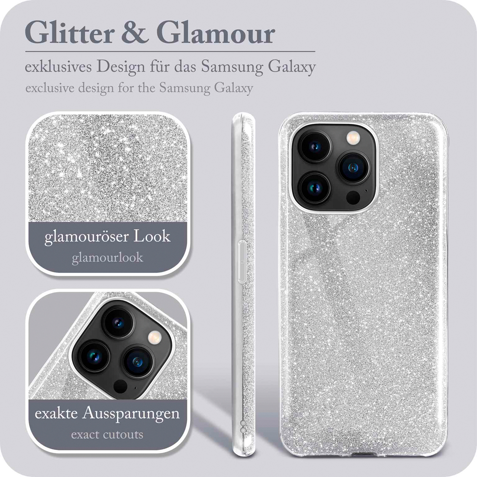 ONEFLOW Glitter Case iPhone 15 Pro mit Glitzer Look – Weiteres Produktbild 2 ONEFLOW Glitter Case iPhone 15 Pro mit Glitzer Look – Weiteres Produktbild 2