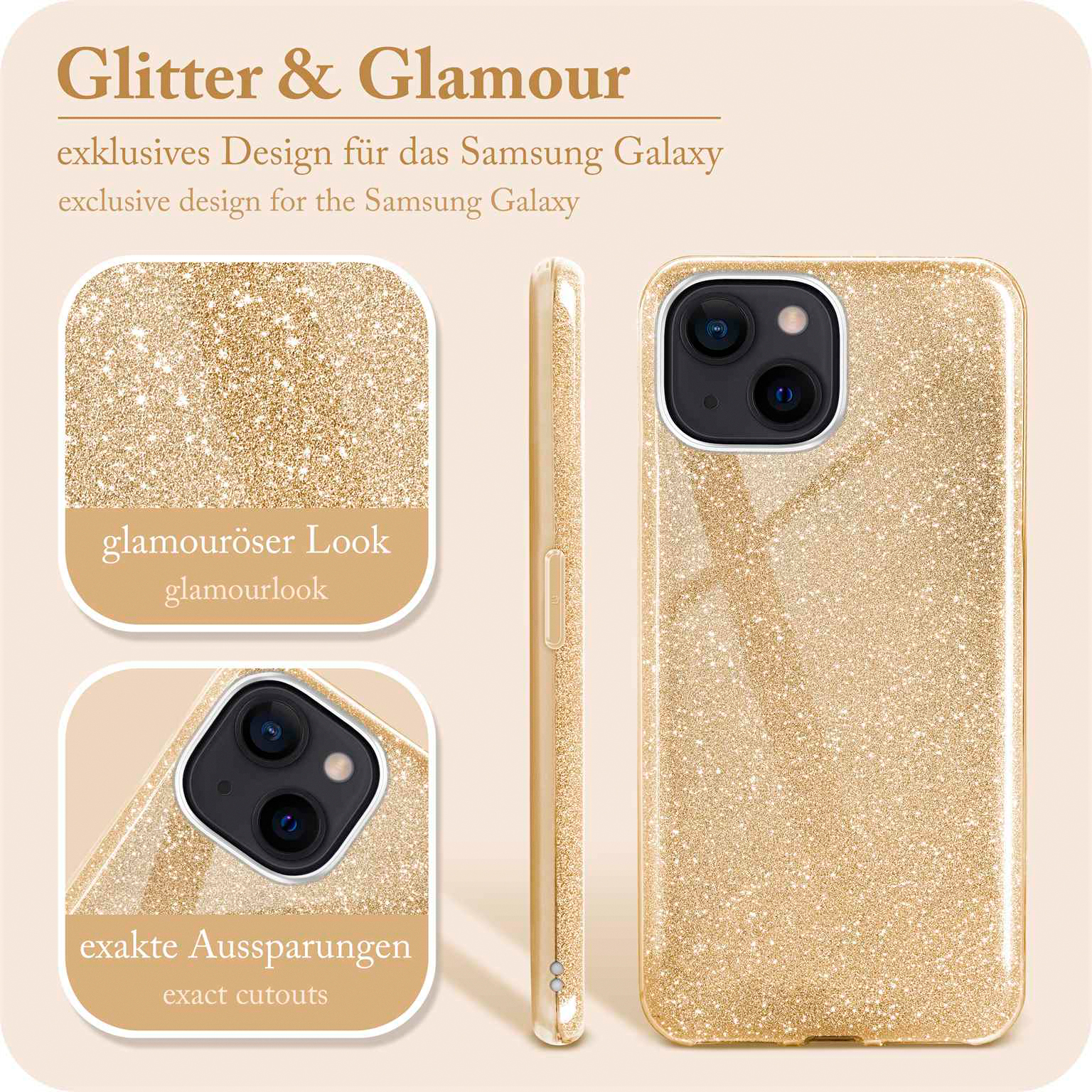 ONEFLOW Glitter Case iPhone 15 mit Glitzer Look – Weiteres Produktbild 2 ONEFLOW Glitter Case iPhone 15 mit Glitzer Look – Weiteres Produktbild 2