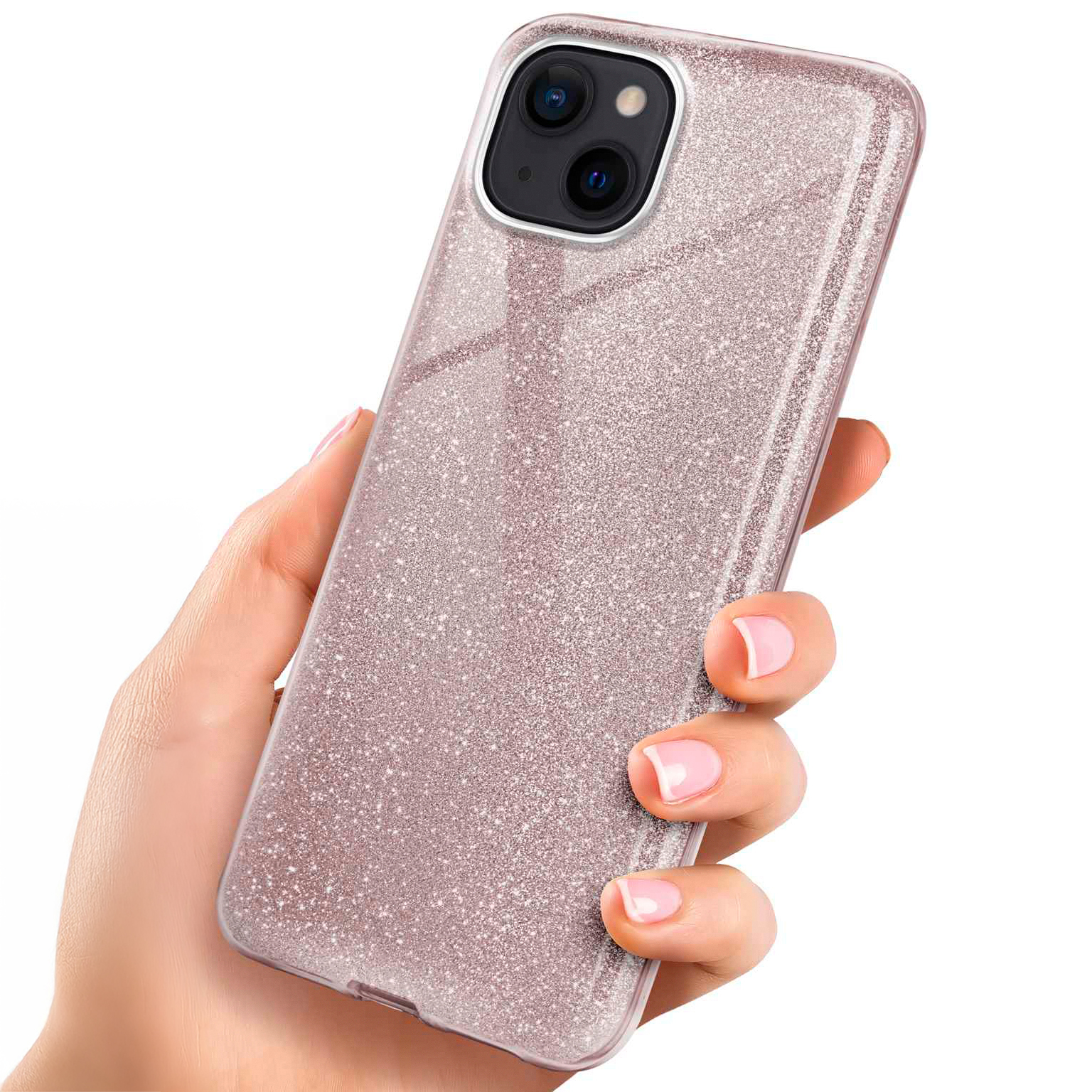 ONEFLOW Glitter Case iPhone 15 mit Glitzer Look – undefined