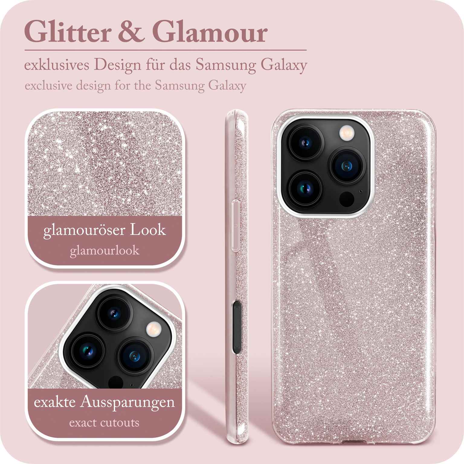 ONEFLOW Glitter Case iPhone 16 Pro mit Glitzer Look – Weiteres Produktbild 2