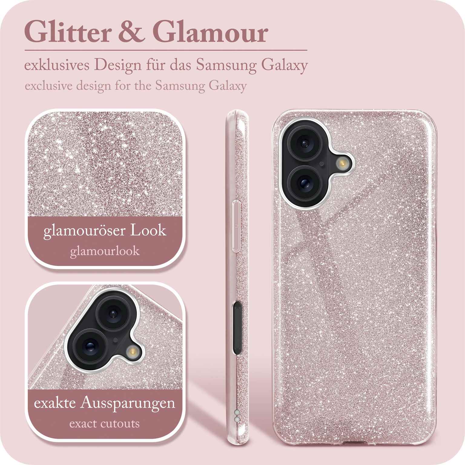 ONEFLOW Glitter Case iPhone 16 mit Glitzer Look – Weiteres Produktbild 2 ONEFLOW Glitter Case iPhone 16 mit Glitzer Look – Weiteres Produktbild 2