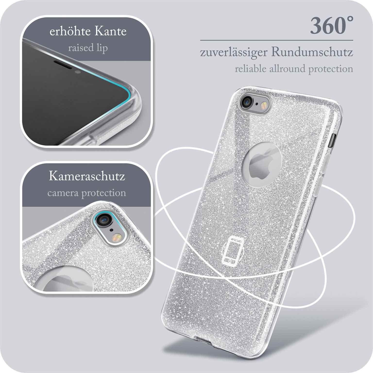 ONEFLOW Glitter Case iPhone 6 mit Glitzer Look – Weiteres Produktbild 5