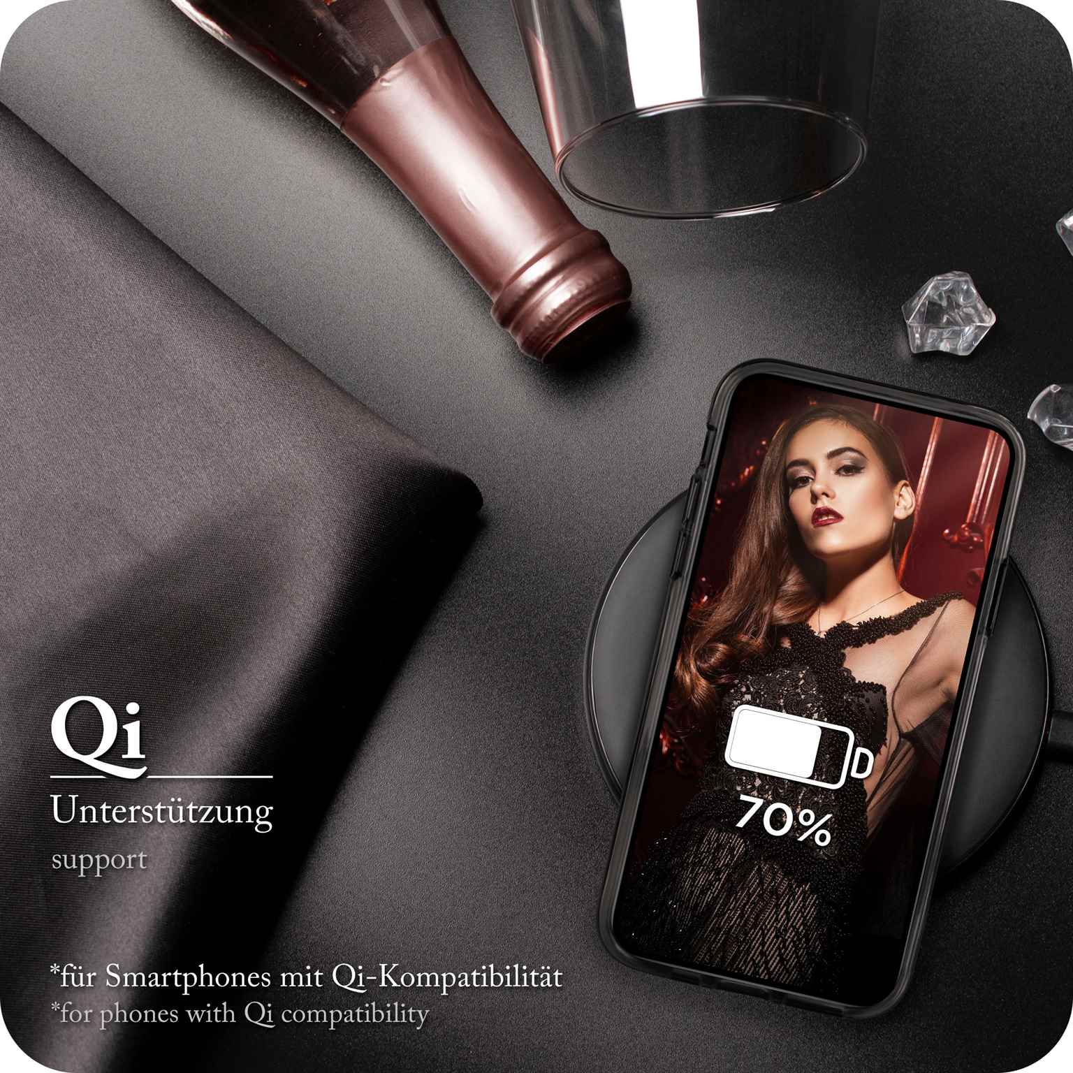 ONEFLOW Glitter Case iPhone 6s mit Glitzer Look – Weiteres Produktbild 5