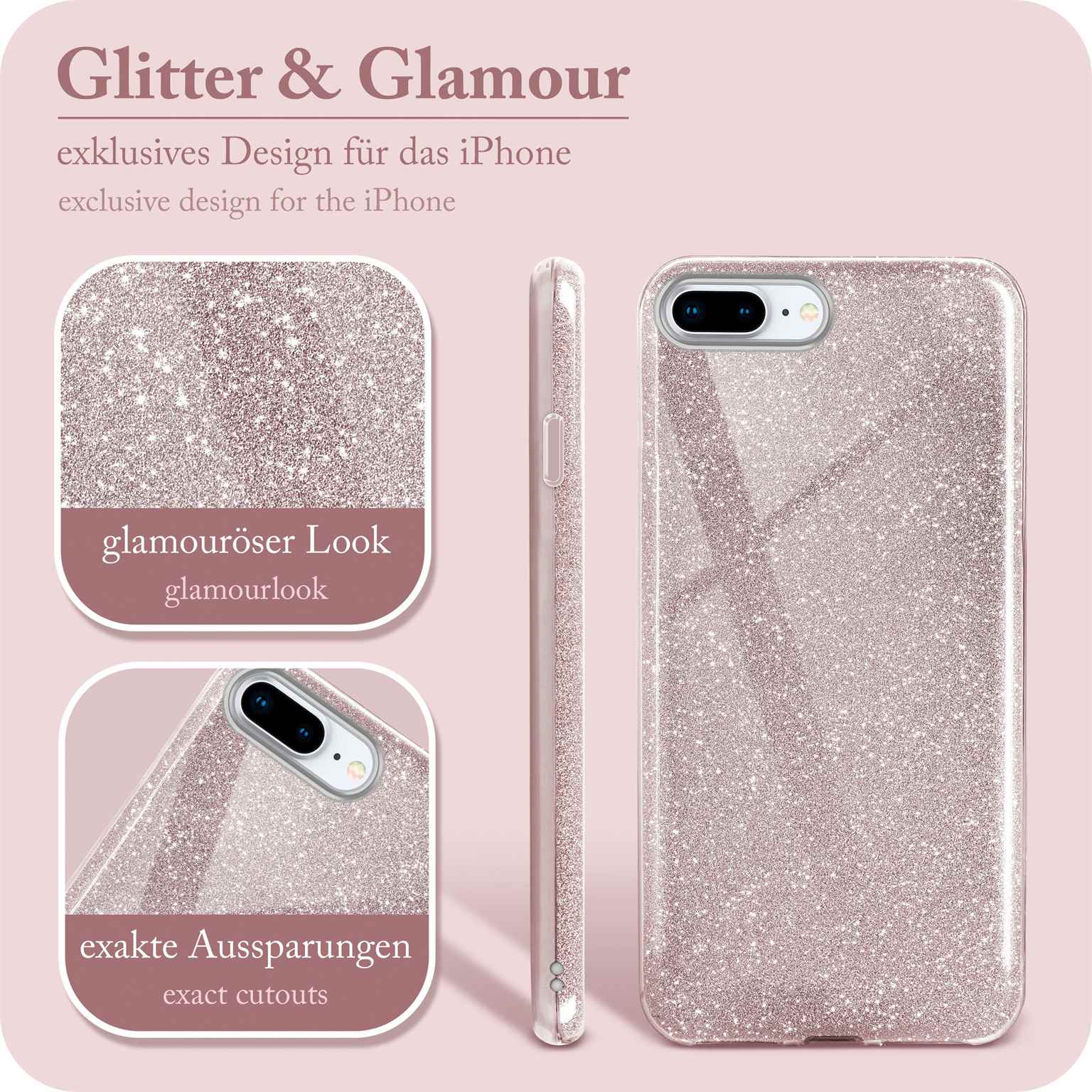 ONEFLOW Glitter Case iPhone 7 Plus mit Glitzer Look – Weiteres Produktbild 2