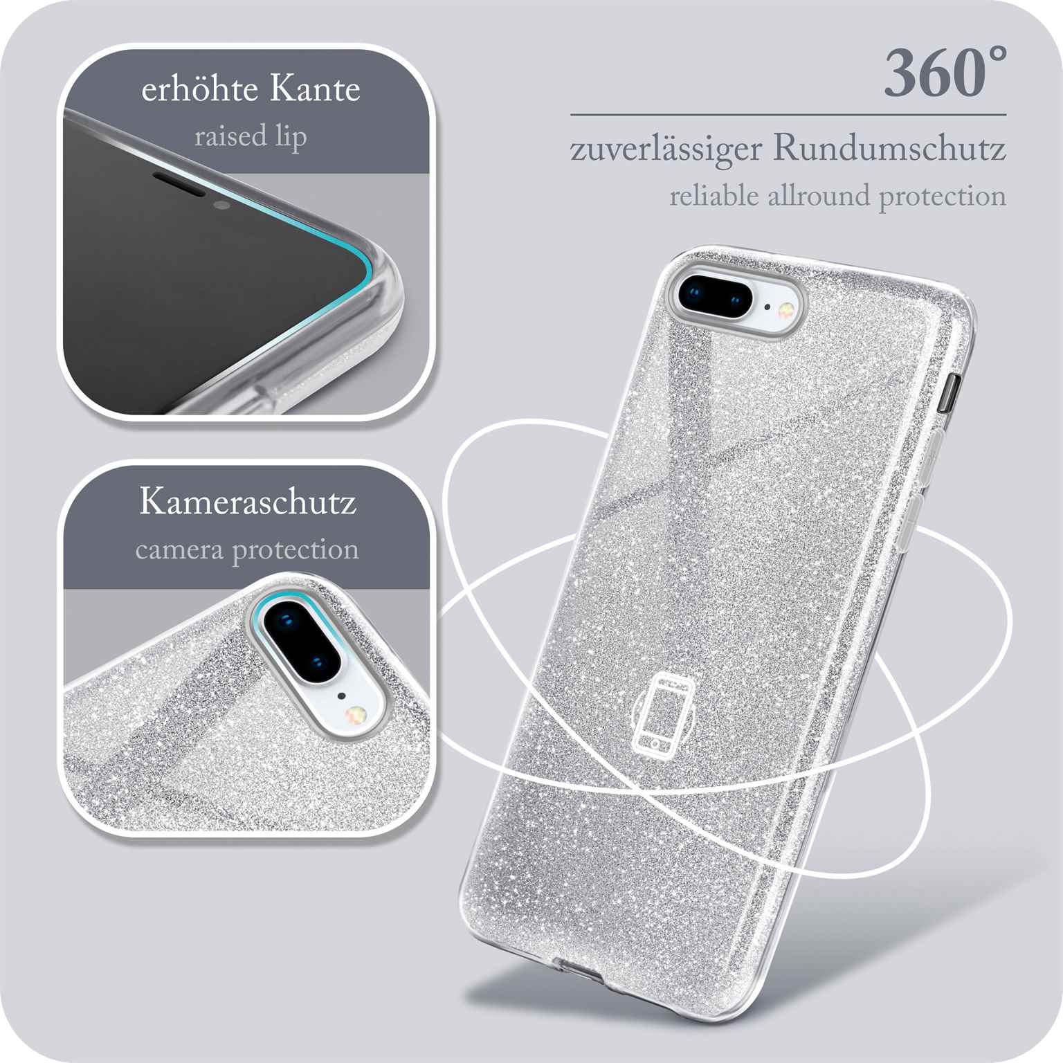 ONEFLOW Glitter Case iPhone 7 Plus mit Glitzer Look – Weiteres Produktbild 5 ONEFLOW Glitter Case iPhone 7 Plus mit Glitzer Look – Weiteres Produktbild 5