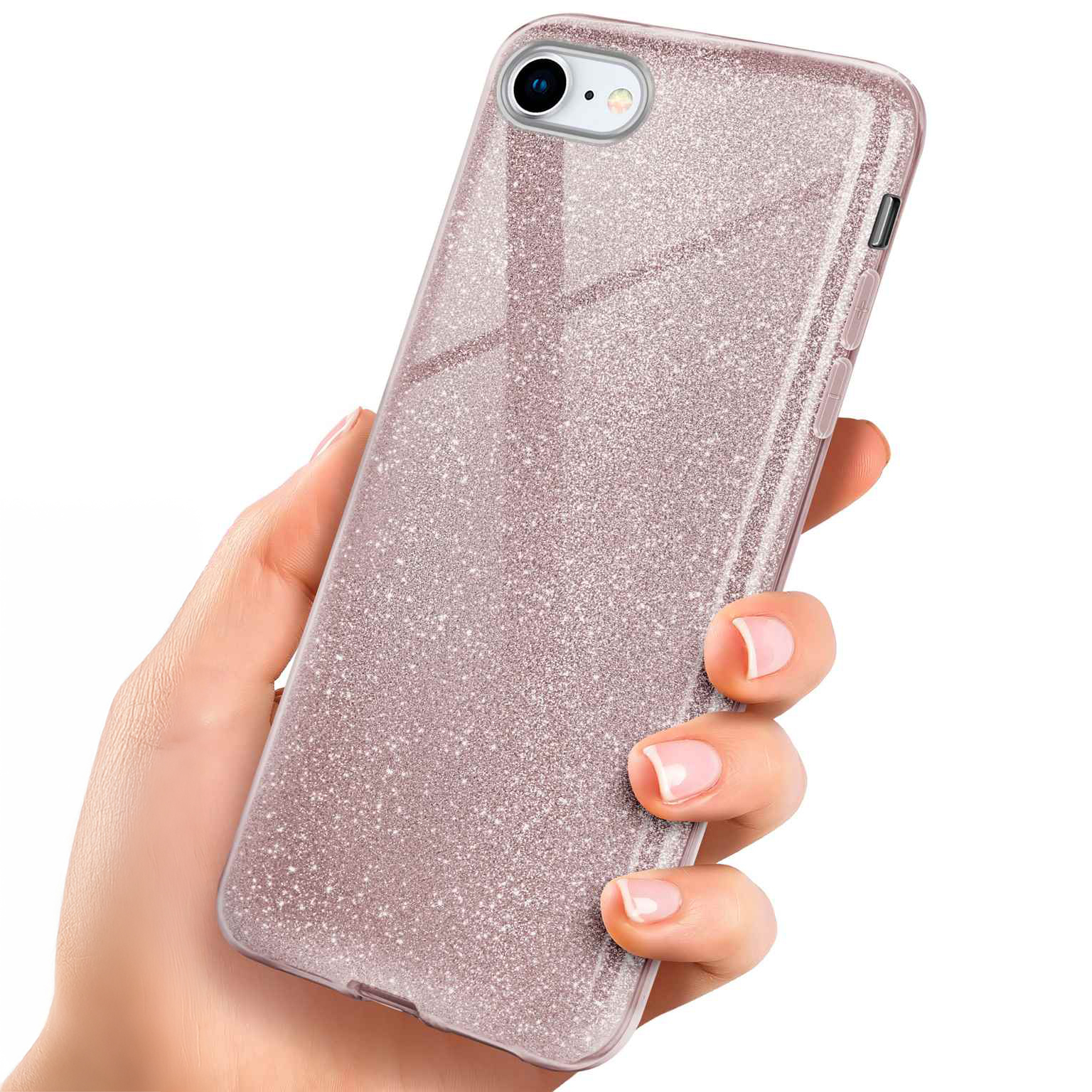 ONEFLOW Glitter Case iPhone 7 mit Glitzer Look – undefined
