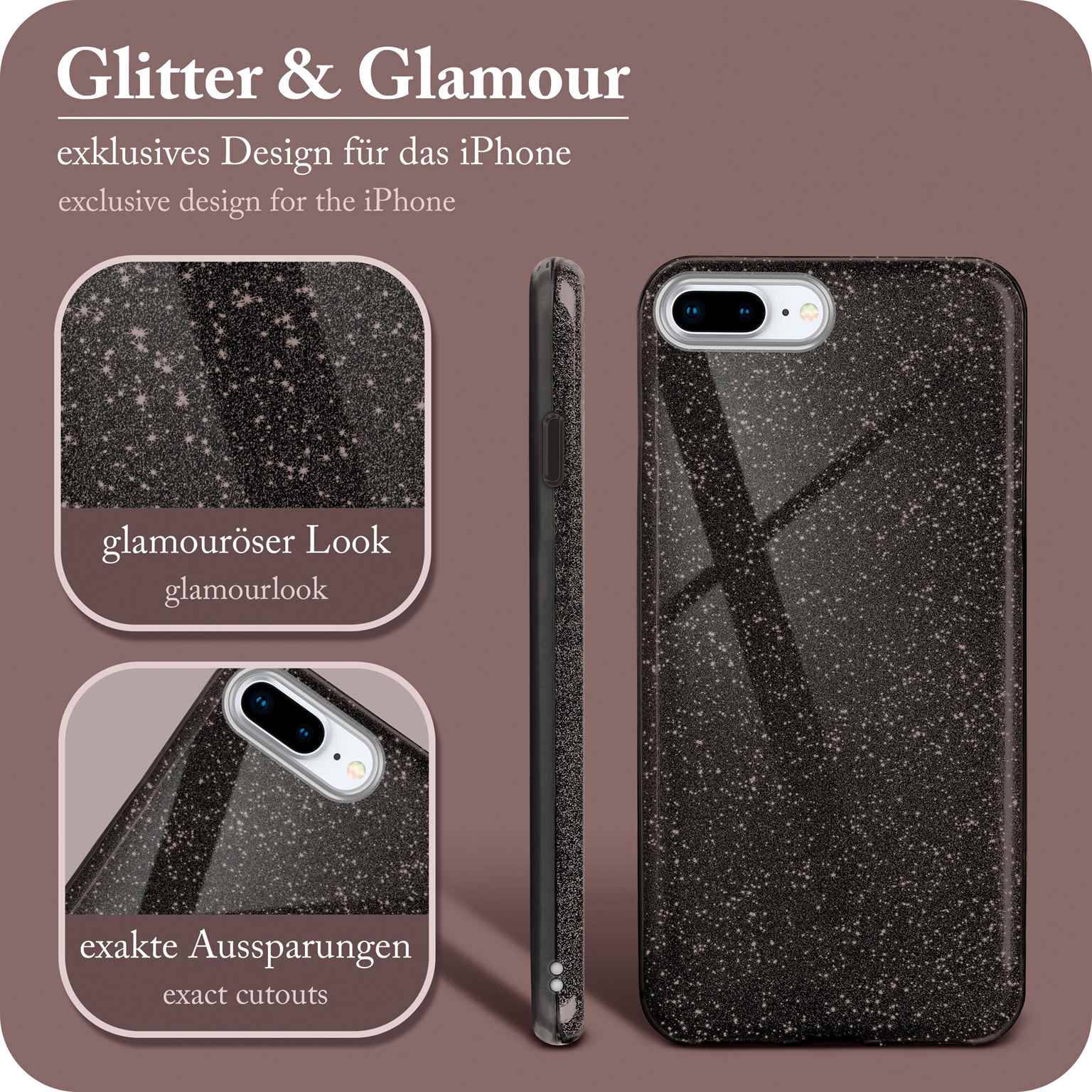 ONEFLOW Glitter Case iPhone 8 Plus mit Glitzer Look – Weiteres Produktbild 2 ONEFLOW Glitter Case iPhone 8 Plus mit Glitzer Look – Weiteres Produktbild 2
