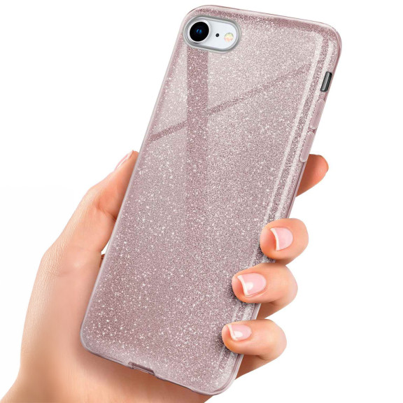 ONEFLOW Glitter Case iPhone SE (2020) mit Glitzer Look – Weiteres Produktbild 1