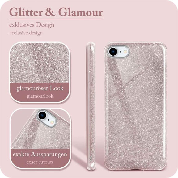 ONEFLOW Glitter Case iPhone SE (2020) mit Glitzer Look – Weiteres Produktbild 2 ONEFLOW Glitter Case iPhone SE (2020) mit Glitzer Look – Weiteres Produktbild 2