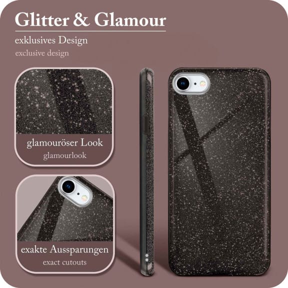 ONEFLOW Glitter Case iPhone SE (2020) mit Glitzer Look – Weiteres Produktbild 2 ONEFLOW Glitter Case iPhone SE (2020) mit Glitzer Look – Weiteres Produktbild 2