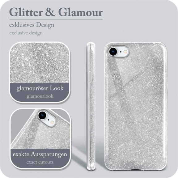 ONEFLOW Glitter Case iPhone SE (2020) mit Glitzer Look – Weiteres Produktbild 2 ONEFLOW Glitter Case iPhone SE (2020) mit Glitzer Look – Weiteres Produktbild 2