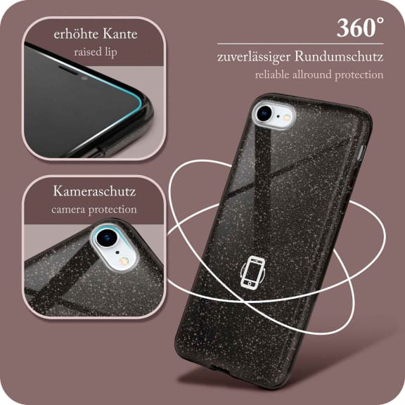 ONEFLOW Glitter Case iPhone SE (2022) mit Glitzer Look – Weiteres Produktbild 5 ONEFLOW Glitter Case iPhone SE (2022) mit Glitzer Look – Weiteres Produktbild 5