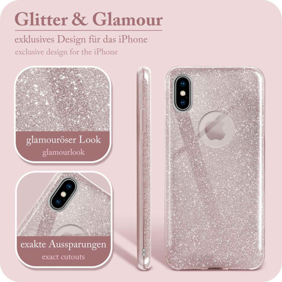 ONEFLOW Glitter Case iPhone X mit Glitzer Look – Weiteres Produktbild 2 ONEFLOW Glitter Case iPhone X mit Glitzer Look – Weiteres Produktbild 2