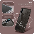 ONEFLOW Glitter Case iPhone X mit Glitzer Look – Weiteres Produktbild 5