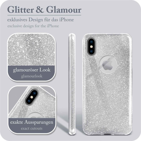 ONEFLOW Glitter Case iPhone X mit Glitzer Look – Weiteres Produktbild 2 ONEFLOW Glitter Case iPhone X mit Glitzer Look – Weiteres Produktbild 2