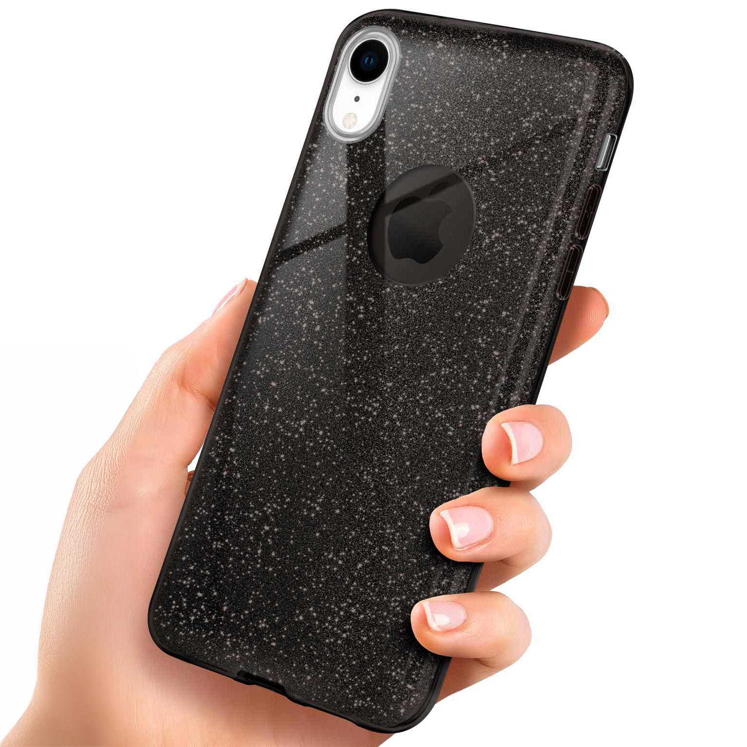 ONEFLOW Glitter Case iPhone XR mit Glitzer Look – Weiteres Produktbild 1