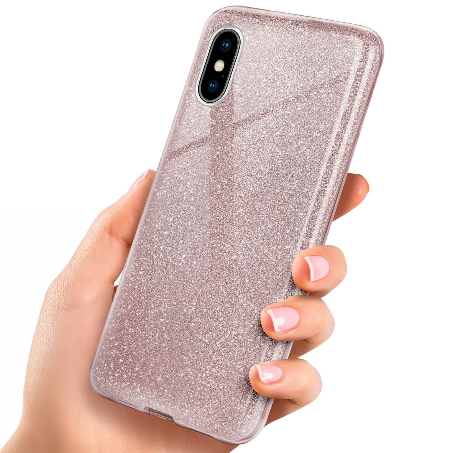 ONEFLOW Glitter Case iPhone XS Max mit Glitzer Look – undefined